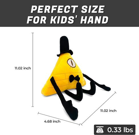 Gravity Falls Plush -bill Cipher Plush -لعبة Gravity Soft و Cute Gravity Falls محشوة ، وسادة دمية صغيرة ، للأطفال ، والأولاد ، والبنات ، ومحبي مدينة غريب لعيد الميلاد in Kuwait