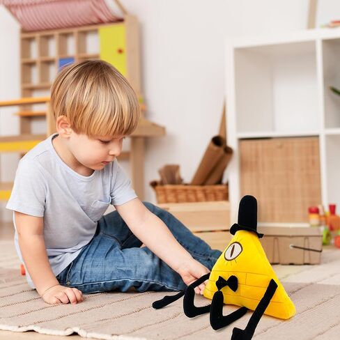 Gravity Falls Plush -bill Cipher Plush -لعبة Gravity Soft و Cute Gravity Falls محشوة ، وسادة دمية صغيرة ، للأطفال ، والأولاد ، والبنات ، ومحبي مدينة غريب لعيد الميلاد in Kuwait