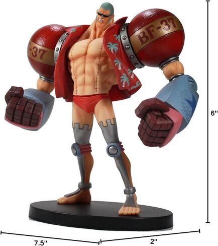 Banpresto One Piece 48073 Grandline Men: Franky DX Figure ، Volume #13 in Saudi Arabia