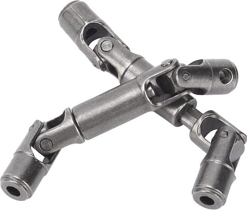 Metal CVD Drive Shaft for WPL RC Cars High Quality Steel Titanium Color 57 70mm 2Pcs Compatible with WPL B36 C44 C34 1 16 Modified Military Trucks in Saudi Arabia