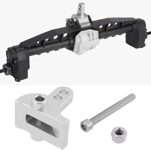 RC Car الخلفية الخلفية RING RISER متوافقة مع محوري SCX10 III AR45P 1/10 RC Crawler LCG Chassis DIY (أسود) in Saudi Arabia