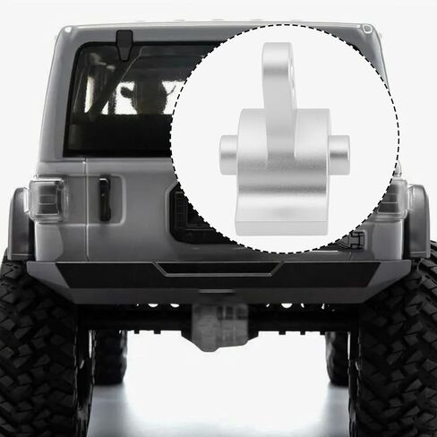 RC Car الخلفية الخلفية RING RISER متوافقة مع محوري SCX10 III AR45P 1/10 RC Crawler LCG Chassis DIY (أسود) in Saudi Arabia