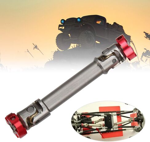RC Car Drive Shaft ، Universal Spline Drive Drive Thaft Fit Tupgrade Parts Accessories لـ Tamiya TRX4 SCX10 III D90 1/14 RC CAR (63-73MM) in Kuwait