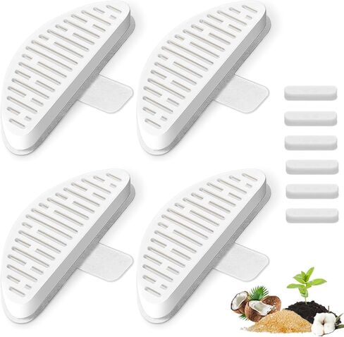 12 حزمة Cat Fountain Fountain Fountain و 12 حزمة استبدال الإسفنج FLITER متوافق مع نافورة مياه UAHPET 67 أوقية/2L نافورة الحيوانات الأليفة التلقائي ، حزمة 24 in Kuwait