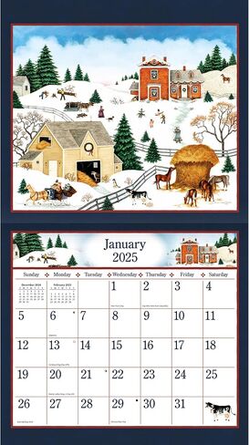 Lang Companies, Linda Nelson Stocks 2026 Wall Calendar, 13.4'' X 12'', 12-Month Calendar with Stapled Binding in Saudi Arabia