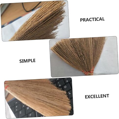 1pc Small Hand Woven Broom Cleaning Tool for Pet Cage Soft Bristle Brush Hamster Cage Broom Random Color in Saudi Arabia
