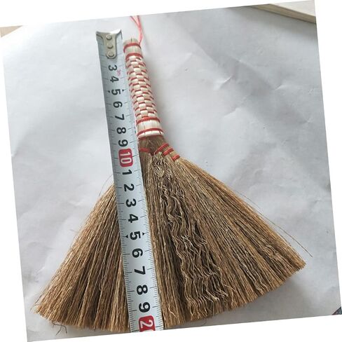 1pc Small Hand Woven Broom Cleaning Tool for Pet Cage Soft Bristle Brush Hamster Cage Broom Random Color in Saudi Arabia