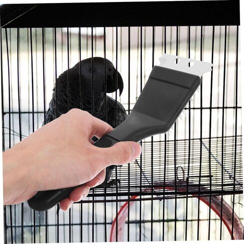 Bestonzon Bridcage Birdcage Brush for Parrot Budgie Long Handle مقبض أنبوب Remover Bird Birdpings Tool Tool Pet Cage Associory in Kuwait