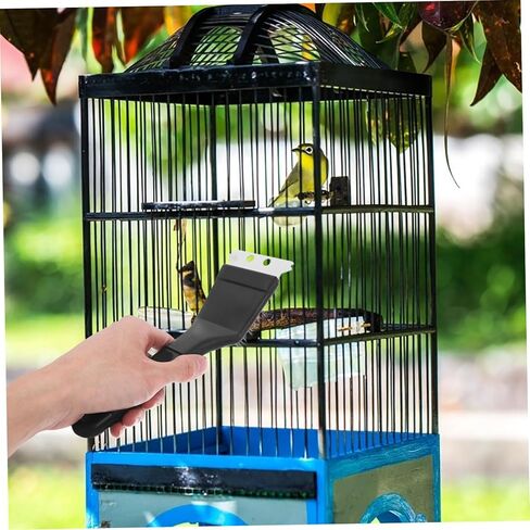 Bestonzon Bridcage Birdcage Brush for Parrot Budgie Long Handle مقبض أنبوب Remover Bird Birdpings Tool Tool Pet Cage Associory in Kuwait