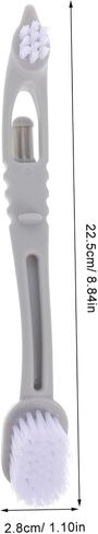 فرشاة قفص Bird 3pcs مع رؤوس مزدوجة أداة تنظيف طويلة المقبض للأقفاص الحيوانية الصغيرة للصيانة الشاملة وسهولة الاستخدام in Saudi Arabia