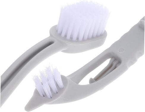 فرشاة قفص Bird 3pcs مع رؤوس مزدوجة أداة تنظيف طويلة المقبض للأقفاص الحيوانية الصغيرة للصيانة الشاملة وسهولة الاستخدام in Saudi Arabia