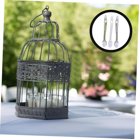 فرشاة قفص Bird 3pcs مع رؤوس مزدوجة أداة تنظيف طويلة المقبض للأقفاص الحيوانية الصغيرة للصيانة الشاملة وسهولة الاستخدام in Saudi Arabia