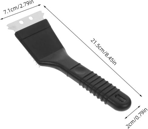 VICASKY Multi-Function Birdcage Brush Parrot Poop Cleaner Stainless Steel Shovel Brush for Bird Cage Hygiene in Saudi Arabia