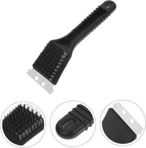 VICASKY Multi-Function Birdcage Brush Parrot Poop Cleaner Stainless Steel Shovel Brush for Bird Cage Hygiene in Saudi Arabia