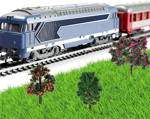 IMIKEYA 12 Pcs Model Trees: Miniature Trees Miniature Trees Models Fake Tree for DIY Craft Building Models Ornaments Landscape Train Accessories Landscape Scenery Train Scenery Natural Green in Saudi Arabia