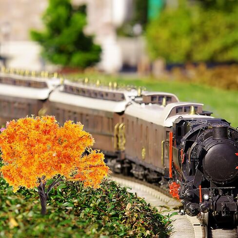 IMIKEYA 12 Pcs Model Trees: Miniature Trees Miniature Trees Models Fake Tree for DIY Craft Building Models Ornaments Landscape Train Accessories Landscape Scenery Train Scenery Natural Green in Saudi Arabia
