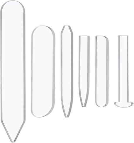 Benecreat 6 Styles Pustrers Acrylic Modeers ، قالب مديو المجوهرات الصافية للأحجار الكريمة ، كابوشونات وضع يدوي وموزع مطرقة ، سميكة 5 ملم in Kuwait