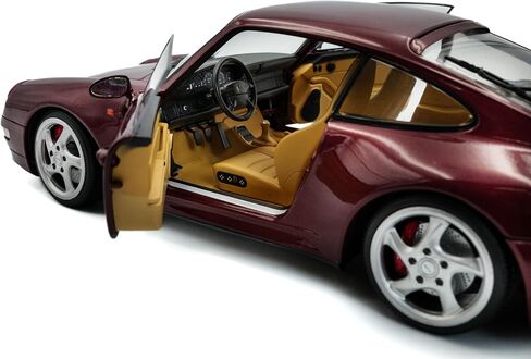 Solido Porsche 911 (993) Turbo 1997 Arena Red-1:18 Diecast Model Classic Classic Collabible in Saudi Arabia