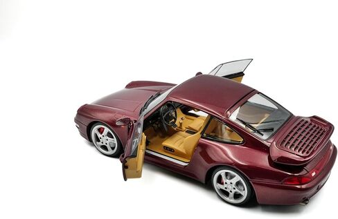 Solido Porsche 911 (993) Turbo 1997 Arena Red-1:18 Diecast Model Classic Classic Collabible in Saudi Arabia