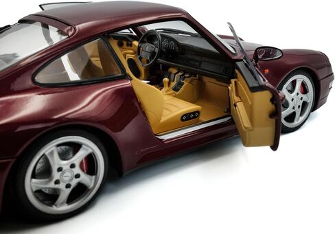 Solido Porsche 911 (993) Turbo 1997 Arena Red-1:18 Diecast Model Classic Classic Collabible in Saudi Arabia