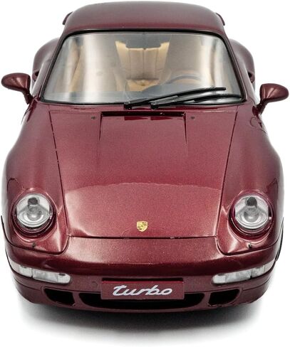 Solido Porsche 911 (993) Turbo 1997 Arena Red-1:18 Diecast Model Classic Classic Collabible in Saudi Arabia