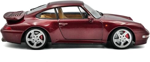 Solido Porsche 911 (993) Turbo 1997 Arena Red-1:18 Diecast Model Classic Classic Collabible in Saudi Arabia