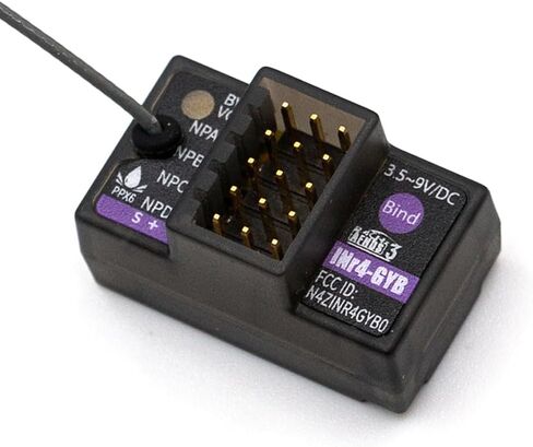 مستقبل GOOLRC FLAYSKY INR4-GYB ، 2.4 جيجا هرتز 4 قنوات AFHDS 3 مستقبل هوائي واحد PWM/PPM/I-BUS2/S.BUS/I-BUS إخراج البيانات المتوافقة مع Flysky NB4+ NB4 PRO+ RC لقارب RC CAR BOAT in Kuwait