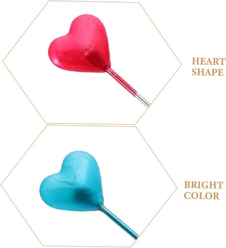 216Pcs Heart Shaped Pearlized Pins Decorative Sewing Pins for Wedding DIY Crafts Straight Quilting Corsage Decoration for Floral Arrangements and Creative Projects in Saudi Arabia