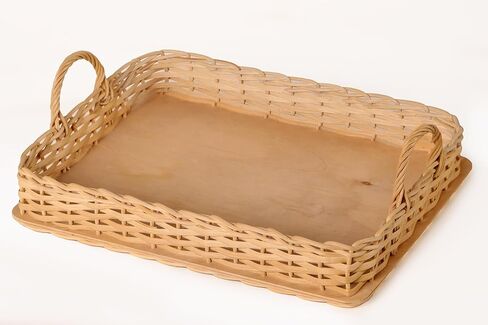 DIY Basket Weaving Tray Kit – All-in-One Craft Set - Natural Rattan – Make Your Own Wicker Tray in Saudi Arabia