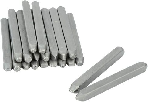 Metal Jewelry Anvil Chisel, Metal Stamping Punch Stamp Curve Set Metal Stamp Anvil Chisel Equipment Kit Jewelry Carving Hand Carved Tools for Jewelry Processing Making Carving(#3 in Saudi Arabia