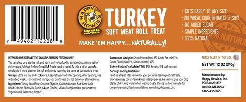 مكافآت الكلاب الطبيعية من Happy Howie - لفائف لحم الكلاب، أداة علاج وتدريب صحية للكلاب، إخفاء الحبوب بسهولة، علاج للكلاب مصنوع في الولايات المتحدة الأمريكية، لفائف لحم ناعمة - مجموعة متنوعة (لحم البقر، الديك الرومي، لحم الضأن)، 7 أونصة لكل منها (3 عبوات) in Kuwait