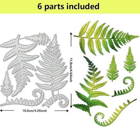 Benecreat Moears Die Cuts لصنع البطاقات ، يترك قطع القطع استنسل للاختراق ، وقطع النقش في الألبوم Diy الألبوم صنع البطاقات الورقية in Kuwait