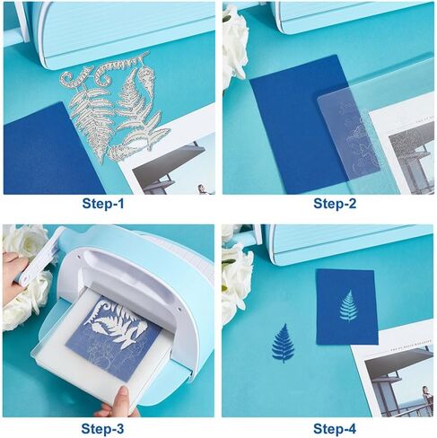 Benecreat Moears Die Cuts لصنع البطاقات ، يترك قطع القطع استنسل للاختراق ، وقطع النقش في الألبوم Diy الألبوم صنع البطاقات الورقية in Kuwait