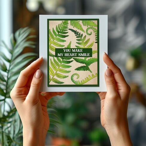 Benecreat Moears Die Cuts لصنع البطاقات ، يترك قطع القطع استنسل للاختراق ، وقطع النقش في الألبوم Diy الألبوم صنع البطاقات الورقية in Kuwait