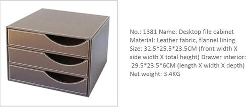 File Cabinet Office Desktop Cabinet 32.5 * 25.5 * 23.5,Braunstandard Size in Saudi Arabia