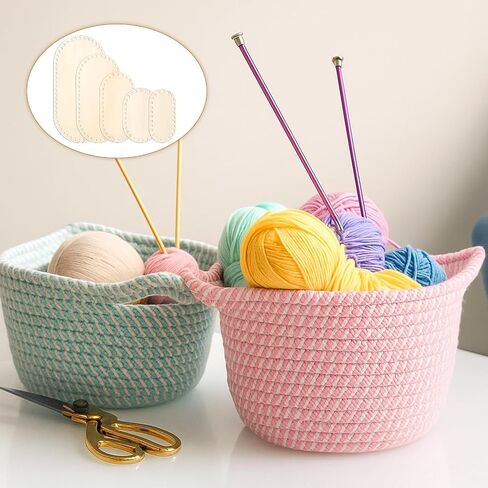 Ymapinc 5 Sizes Wooden Base for Crochet Basket,5 PCS Oval Shap Moses Basket Base for Crochet,Wood Bases for DIY Knitting & Crafting Supplies Bassinets & Home Decor in Saudi Arabia