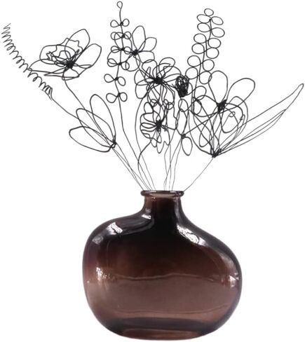 Bofun DIY الأسلاك الأسلاك مجموعة الحرف للبالغين- إنشاء باقات الأزهار المعدنية مع الأسلاك الألومنيوم والأدوات والروايات | الصفحة الرئيسية ديكو ، مركزية الزفاف ، حفلة ، هدية عيد ميلاد المرأة لأمي in Kuwait