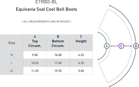 Equinavia Sval Cool Bell Boots | علاج التبريد بالماء - أسود - م in Kuwait