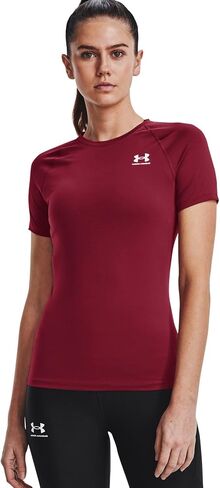 تي شيرت نسائي مضغوط بأكمام قصيرة من Under Armour، مقاس متوسط in Saudi Arabia