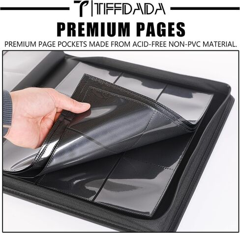 يمتلك Top Loader Binder للبطاقات ، 9 جيب ، ما يصل إلى 360 من Toploaders مع 20 من الأكمام ذات الوجهين من الوجهين ، وموثق بطاقة تحميل جانبية مع سحاب لتداول البطاقات الرياضية في 3 "× 4" TOPLOADER in Saudi Arabia