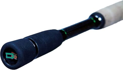 Dobyns Rods Fury Series 6’6" Casting Fishing Rod | FR663C | Med-Heavy Fast Action | Modulus Graphite Blank with Kevlar Wrapping | Fuji Reel Seats | Baitcasting Rod | Line 10-17lb Lure ¼-¾oz., Black/Green (FR 663C) in Saudi Arabia