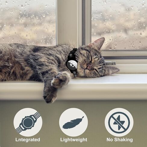 طوق القط المقاوم للماء لـ Airtag ، عاكس مع الجرس ، حامل الانفصال عن Airtag ، لعلامة Apple Air ، الأخضر in Kuwait