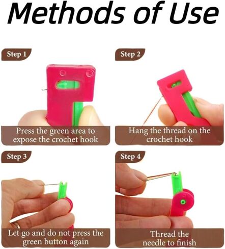 13pcs threader eedle threader ، 2025new Machine Machine Threader ، threaders Ewing Needle Threadle ، Threadle Plastic Needle ، جهاز ترابط الإبرة التلقائي (معبأة في مربع) in Saudi Arabia