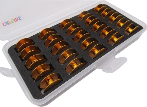 العلامة التجارية CKPSMS - Jumbo Bobbins #767860107 مع مربع متوافق مع/استبدال Janome Brand HD9 (الإصدار 2 ، وليس الإصدار 1) ، HD9BE Machines (767860107 25pcs+box) in Saudi Arabia