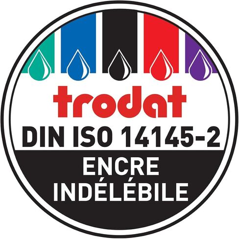 Trodat Stamp Enk Enk 6/4913 حزمة ختم 3 Red in Saudi Arabia