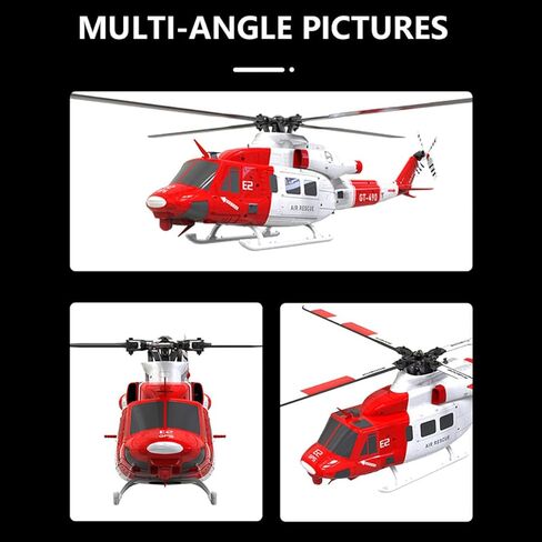 Goosky E2 UH-1Y RC Helicopter ، 2.4G 6CH Dual Dual Simully Scontunt Model مع GPS ، عودة مفتاح واحد (إصدار RTF) in Saudi Arabia