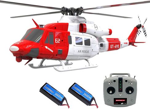 Goosky E2 UH-1Y RC Helicopter ، 2.4G 6CH Dual Dual Simully Scontunt Model مع GPS ، عودة مفتاح واحد (إصدار RTF) in Saudi Arabia