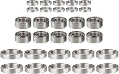 متوافق مع ZD للسباق DBX10 10421-S 9102 1/10 RC CAR Parts Parts Accessories 30PCS BELL BALLE BEARING SET RC CAR UPGRADE in Saudi Arabia
