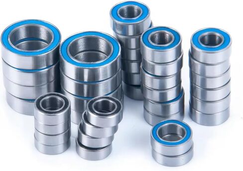 Compatible with Summit for E-Revo for Slash 1/16 RC Car Upgrade Parts Accessories 36Pcs Wheel Hubs Axle Rubber Sealed Bearing Kit RC Car Upgrade Parts in Saudi Arabia