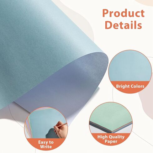 120 Pcs Manilla Stationary Letter and Envelopes Set Include 60 Pastel Computer Paper and 60 Envelopes Colored Stationery for Boho Letter Writing Printer Note Paper for Classroom School Office 8.5 x 11 in Saudi Arabia
